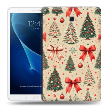 Силиконовый чехол на Samsung Galaxy Tab A 10.5 с принтом Новый год