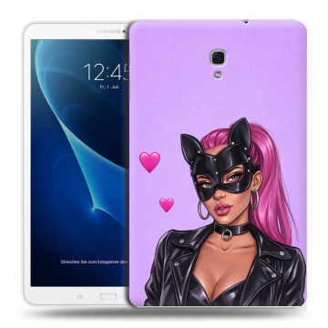 Силиконовый чехол на Samsung Galaxy Tab A 10.5 с принтом женский