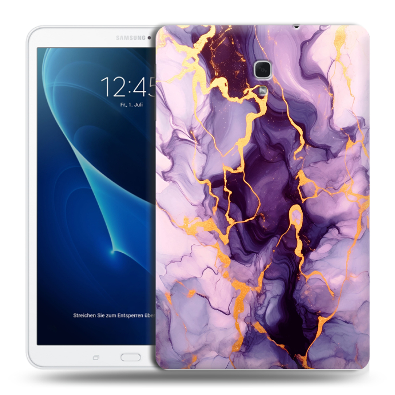 Силиконовый чехол на Samsung Galaxy Tab A 10.5 с принтом Мрамор Силиконовый чехол на Samsung Galaxy Tab A 10.5 с принтом Мрамор