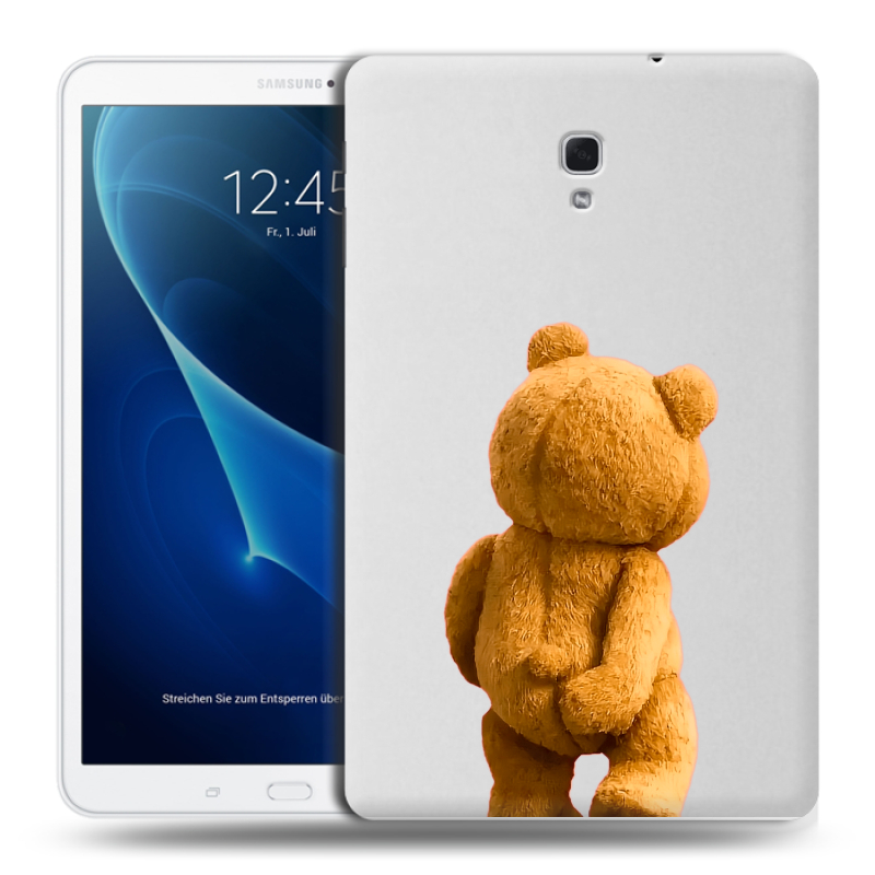 Силиконовый чехол на Samsung Galaxy Tab A 10.5 с принтом Медведь Силиконовый чехол на Samsung Galaxy Tab A 10.5 с принтом Медведь