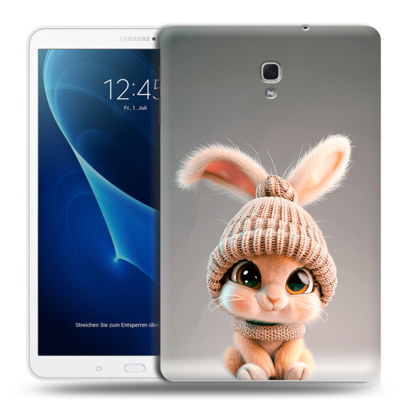 Силиконовый чехол на Samsung Galaxy Tab A 10.5 с принтом Кролик Силиконовый чехол на Samsung Galaxy Tab A 10.5 с принтом Кролик