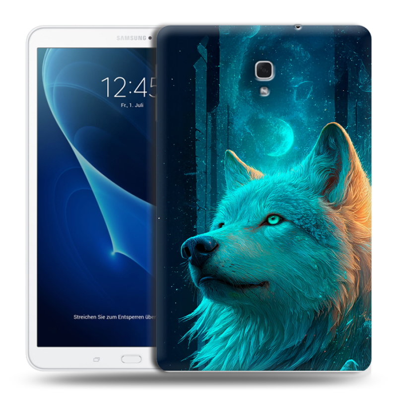 Силиконовый чехол на Samsung Galaxy Tab A 10.5 с принтом бабочки саккура Силиконовый чехол на Samsung Galaxy Tab A 10.5 с принтом бабочки саккура