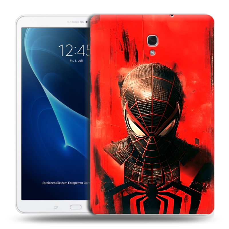 Силиконовый чехол на Samsung Galaxy Tab A 10.5 с принтом человек паук spiderman Силиконовый чехол на Samsung Galaxy Tab A 10.5 с принтом человек паук spiderman
