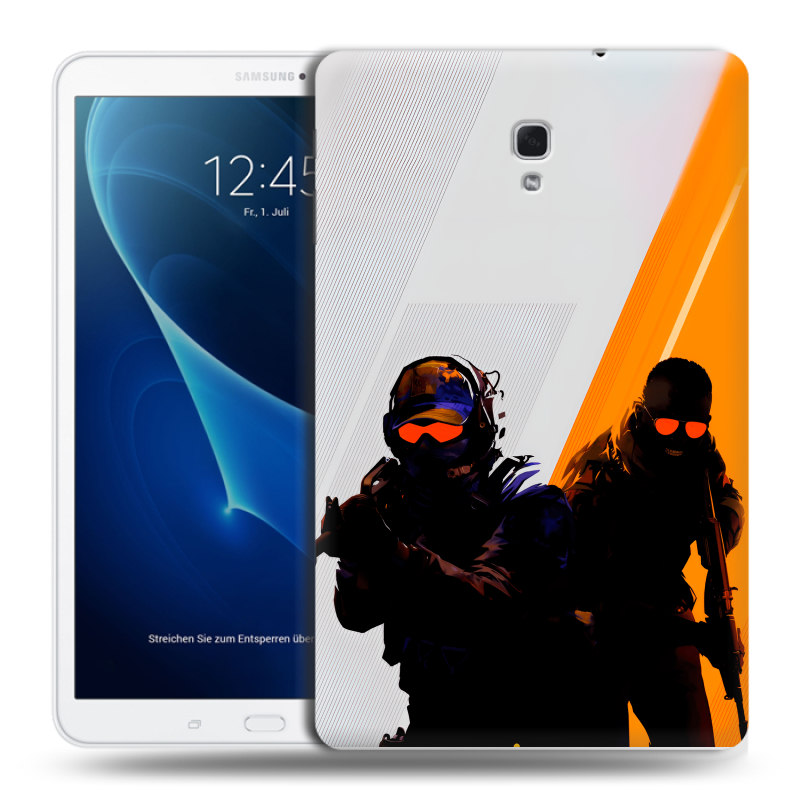 Силиконовый чехол на Samsung Galaxy Tab A 10.5 с принтом Контер страйк Counter strike Силиконовый чехол на Samsung Galaxy Tab A 10.5 с принтом Контер страйк Counter strike