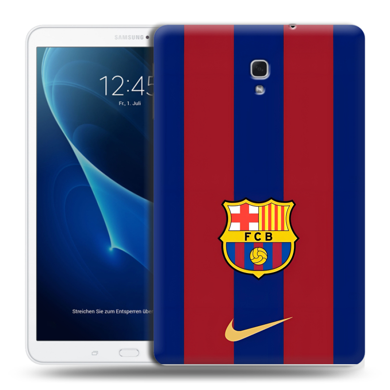 Силиконовый чехол на Samsung Galaxy Tab A 10.5 с принтом Барселона Barcelona Силиконовый чехол на Samsung Galaxy Tab A 10.5 с принтом Барселона Barcelona
