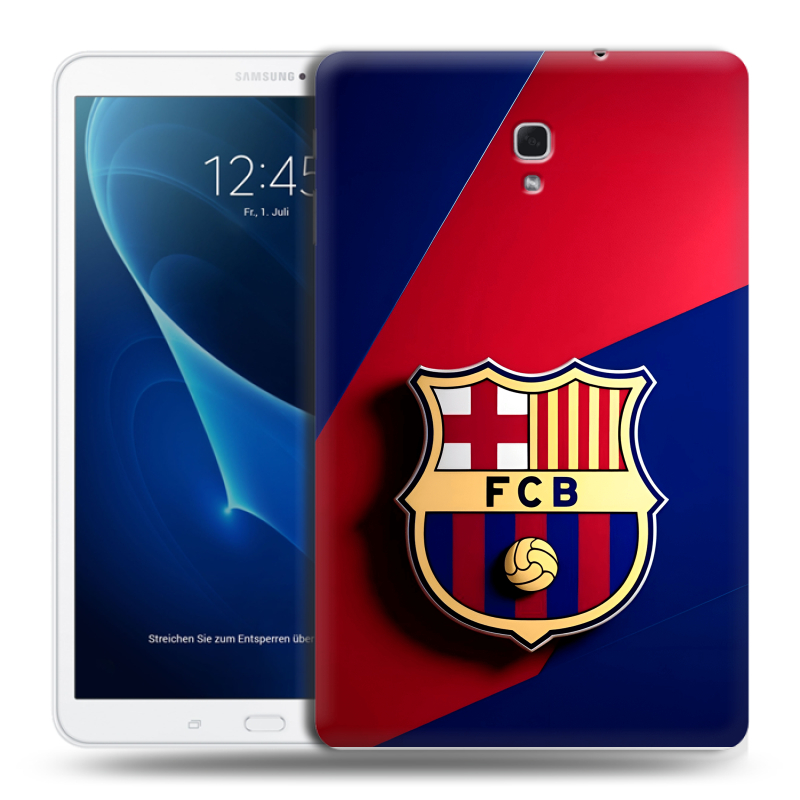 Силиконовый чехол на Samsung Galaxy Tab A 10.5 с принтом Барселона Barcelona Силиконовый чехол на Samsung Galaxy Tab A 10.5 с принтом Барселона Barcelona