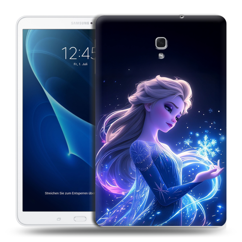 Силиконовый чехол на планшета Samsung Galaxy Tab A 10.5 с принтом Холодное сердце Frozen Силиконовый чехол на планшета Samsung Galaxy Tab A 10.5 с принтом Холодное сердце Frozen