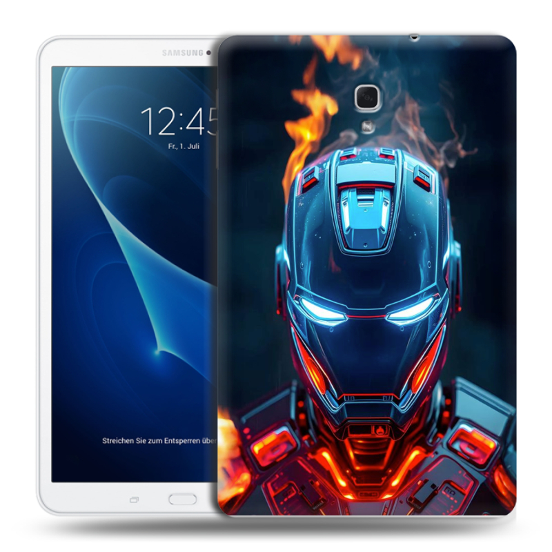 Силиконовый чехол на Samsung Galaxy Tab A 10.5 с принтом IronMan Железный человек Силиконовый чехол на Samsung Galaxy Tab A 10.5 с принтом IronMan Железный человек