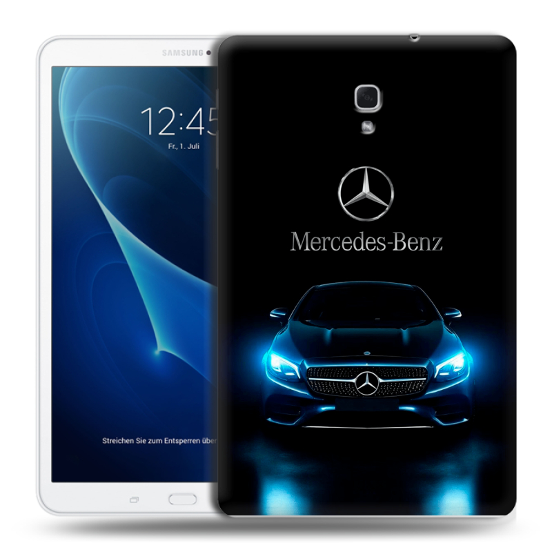 Силиконовый чехол на Samsung Galaxy Tab A 10.5 с принтом Mercedes Мерседес Силиконовый чехол на Samsung Galaxy Tab A 10.5 с принтом Mercedes Мерседес