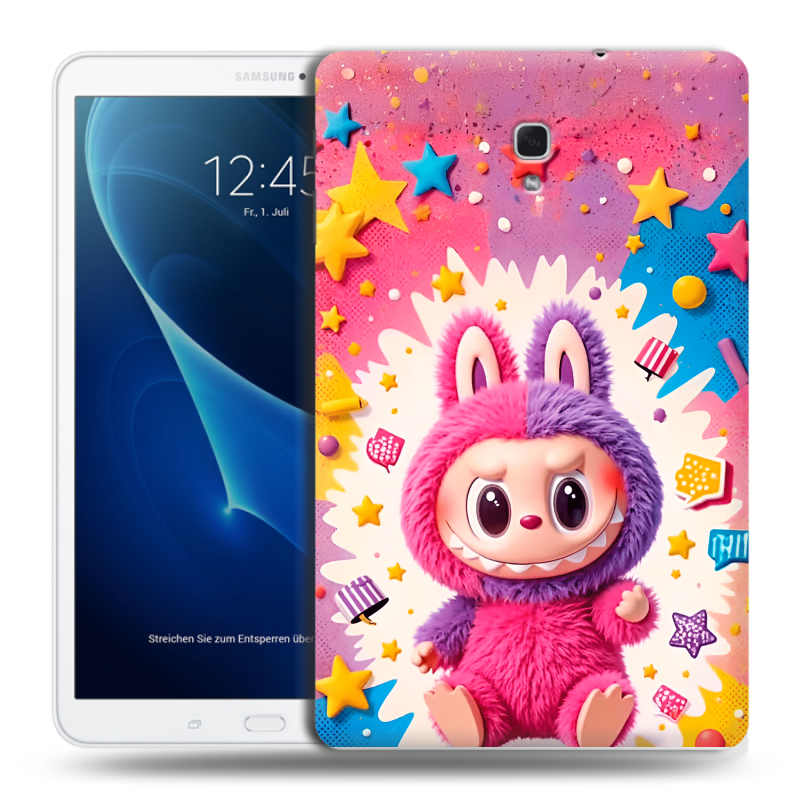 Силиконовый чехол на Samsung Galaxy Tab A 10.5 с принтом Labubu Лабубу Силиконовый чехол на Samsung Galaxy Tab A 10.5 с принтом Labubu Лабубу