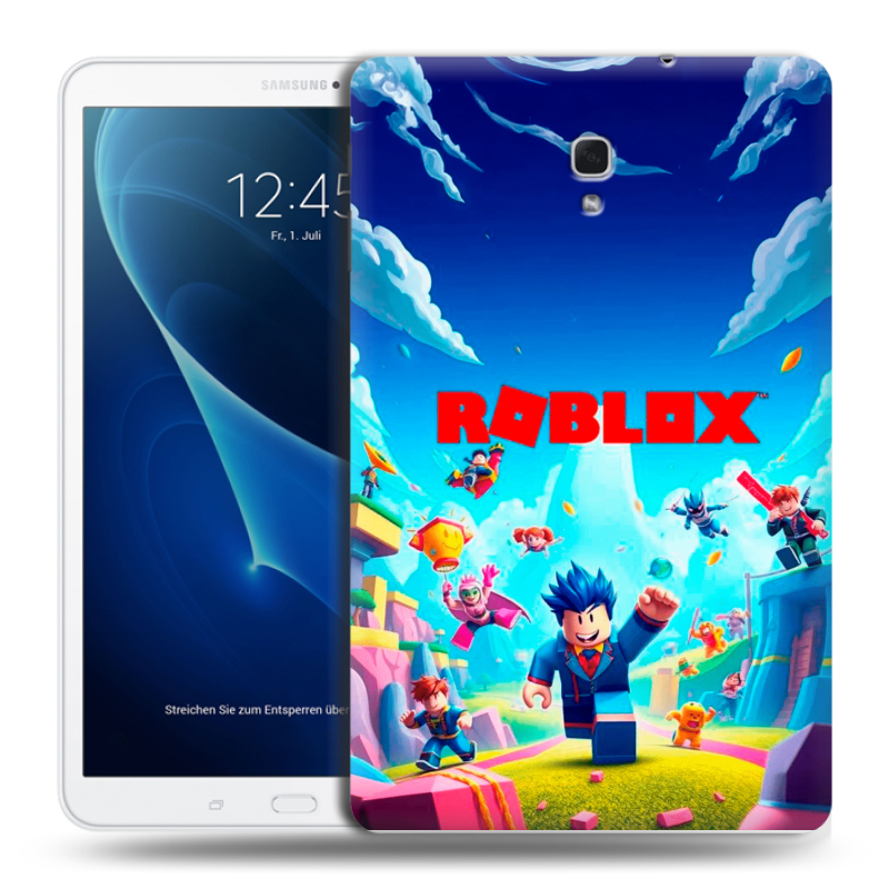 Силиконовый чехол на Samsung Galaxy Tab A 10.5 с принтом Roblox Роблокс Силиконовый чехол на Samsung Galaxy Tab A 10.5 с принтом Roblox Роблокс