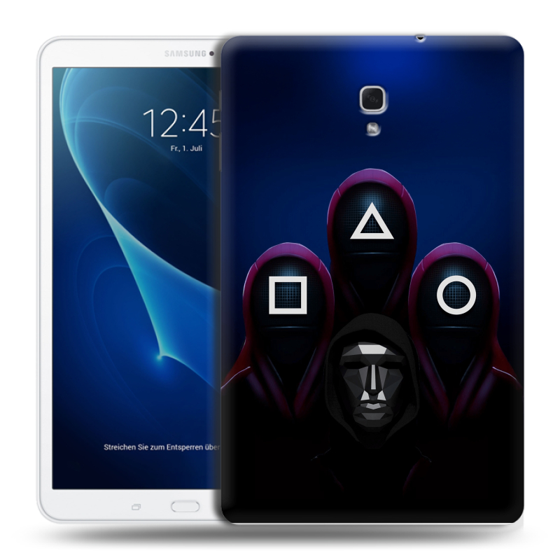 Силиконовый чехол на Samsung Galaxy Tab A 10.5 с принтом Игра Кальмара Силиконовый чехол на Samsung Galaxy Tab A 10.5 с принтом Игра Кальмара