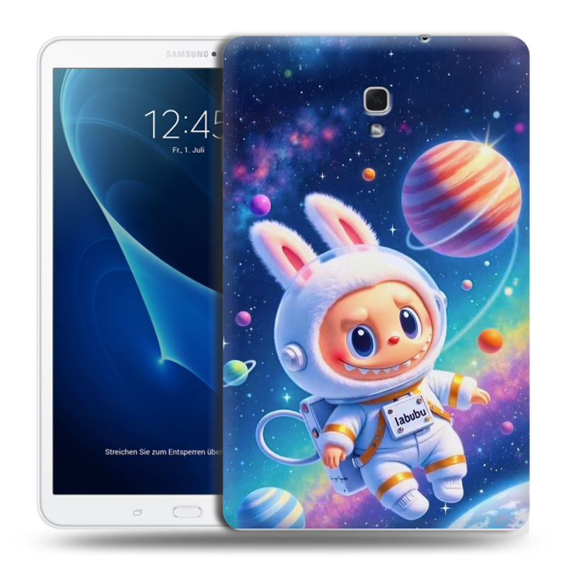 Силиконовый чехол на Samsung Galaxy Tab A 10.5 с принтом Labubu Лабубу Силиконовый чехол на Samsung Galaxy Tab A 10.5 с принтом Labubu Лабубу