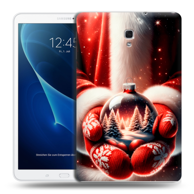Силиконовый чехол на Samsung Galaxy Tab A 10.5 с принтом Новый год Силиконовый чехол на Samsung Galaxy Tab A 10.5 с принтом Новый год