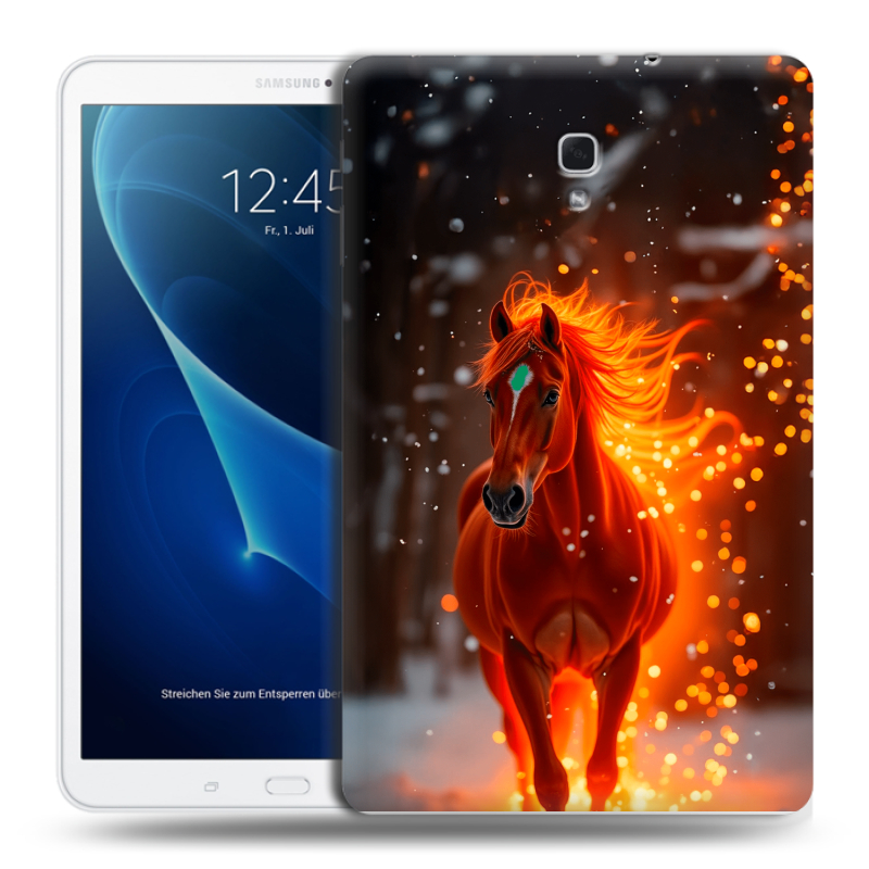 Силиконовый чехол на Samsung Galaxy Tab A 10.5 с принтом Новый год Силиконовый чехол на Samsung Galaxy Tab A 10.5 с принтом Новый год
