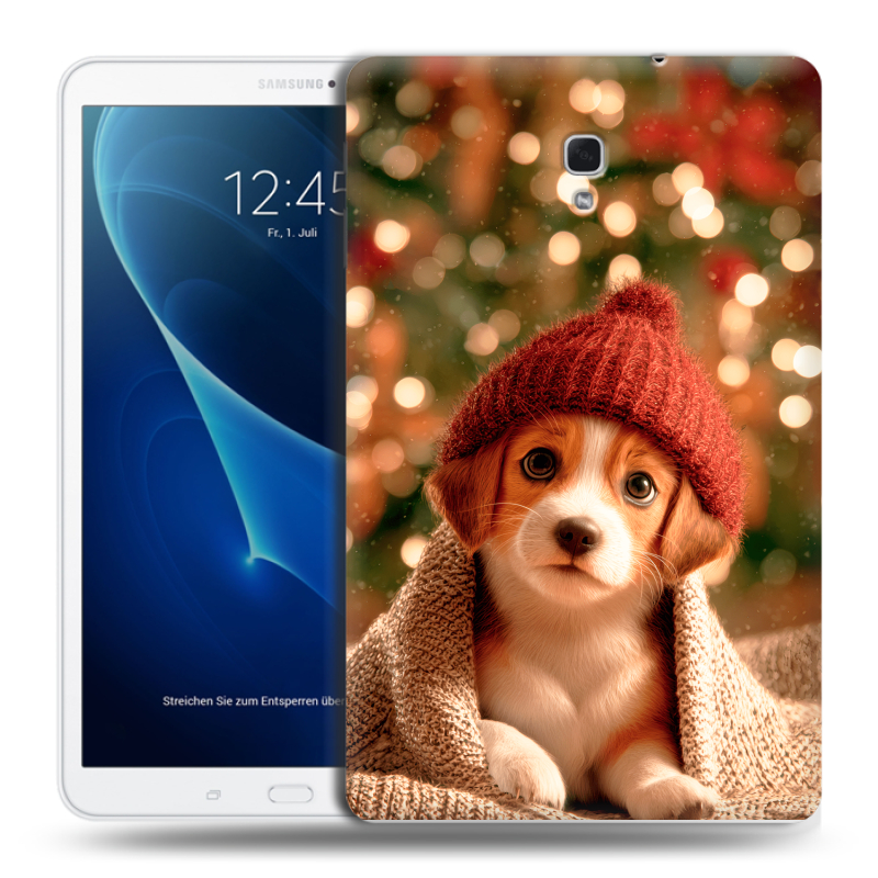 Силиконовый чехол на Samsung Galaxy Tab A 10.5 с принтом Новый год Силиконовый чехол на Samsung Galaxy Tab A 10.5 с принтом Новый год