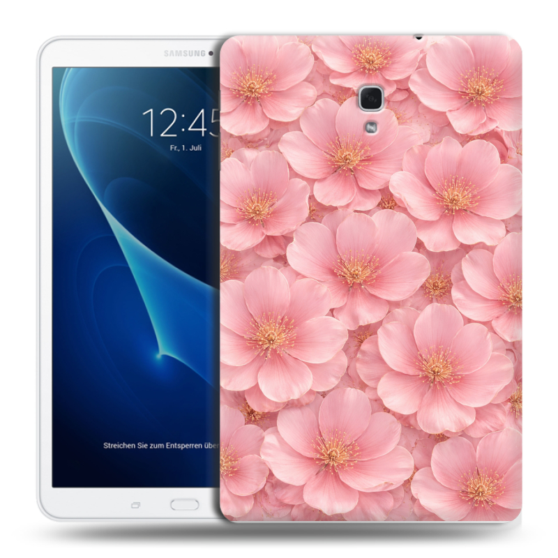 Силиконовый чехол на Samsung Galaxy Tab A 10.5 с принтом женский Силиконовый чехол на Samsung Galaxy Tab A 10.5 с принтом женский