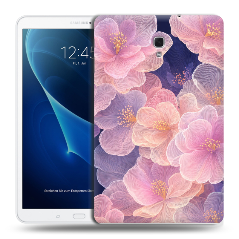Силиконовый чехол на Samsung Galaxy Tab A 10.5 с принтом женский Силиконовый чехол на Samsung Galaxy Tab A 10.5 с принтом женский