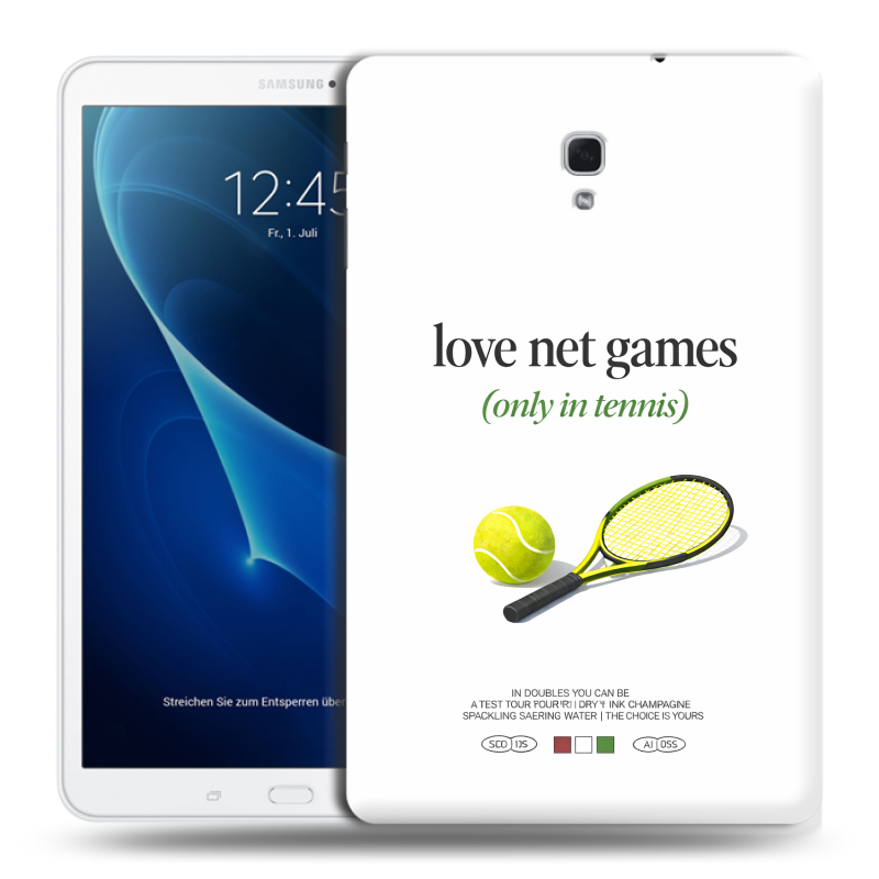Силиконовый чехол на Samsung Galaxy Tab A 10.5 с принтом для девочек Силиконовый чехол на Samsung Galaxy Tab A 10.5 с принтом для девочек