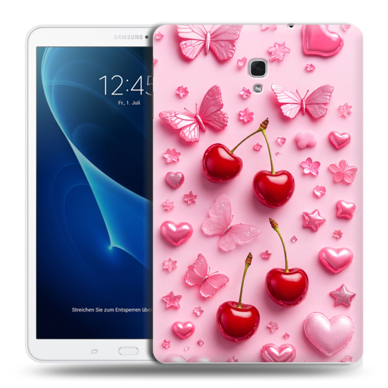 Силиконовый чехол на Samsung Galaxy Tab A 10.5 с принтом для девочек Силиконовый чехол на Samsung Galaxy Tab A 10.5 с принтом для девочек