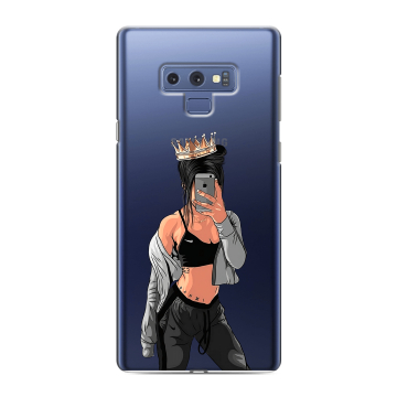 Силиконовый чехол на Samsung Galaxy Note 9 с принтом Женские принты Силиконовый чехол на Samsung Galaxy Note 9 с принтом Женские принты