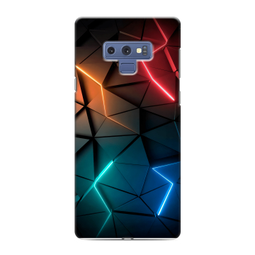 Силиконовый чехол на Samsung Galaxy Note 9 с принтом Абстракция неон Силиконовый чехол на Samsung Galaxy Note 9 с принтом Абстракция неон
