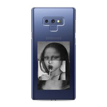 Силиконовый чехол на Samsung Galaxy Note 9 с принтом Мона Лиза Силиконовый чехол на Samsung Galaxy Note 9 с принтом Мона Лиза