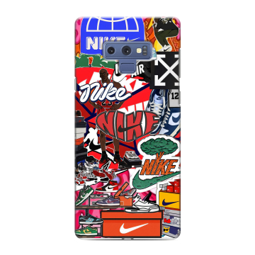 Силиконовый чехол на Samsung Galaxy Note 9 с принтом Найк Nike яркий Силиконовый чехол на Samsung Galaxy Note 9 с принтом Найк Nike яркий
