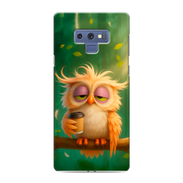 Силиконовый чехол на Samsung Galaxy Note 9 с принтом сова