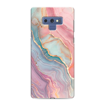 Силиконовый чехол на Samsung Galaxy Note 9 с принтом розовый мрамор Силиконовый чехол на Samsung Galaxy Note 9 с принтом розовый мрамор