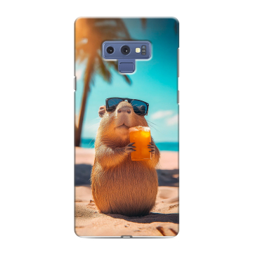 Силиконовый чехол на Samsung Galaxy Note 9 с принтом Капибара Силиконовый чехол на Samsung Galaxy Note 9 с принтом Капибара