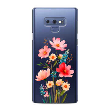 Силиконовый чехол на Samsung Galaxy Note 9 с принтом Цветы Силиконовый чехол на Samsung Galaxy Note 9 с принтом Цветы