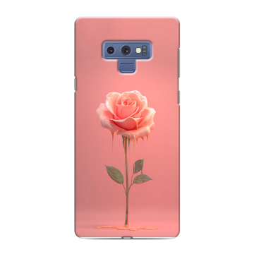 Силиконовый чехол на Samsung Galaxy Note 9 с принтом Розовая роза Силиконовый чехол на Samsung Galaxy Note 9 с принтом Розовая роза