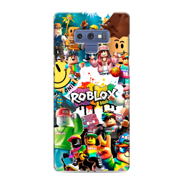 Силиконовый чехол на Samsung Galaxy Note 9 с принтом Roblox Роблокс