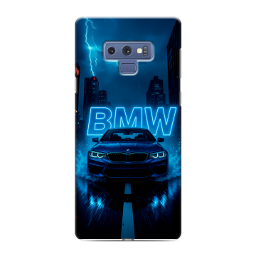 Силиконовый чехол на Samsung Galaxy Note 9 с принтом BMW БМВ