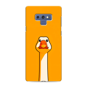 Силиконовый чехол на Samsung Galaxy Note 9 с принтом Смешная утка Силиконовый чехол на Samsung Galaxy Note 9 с принтом Смешная утка