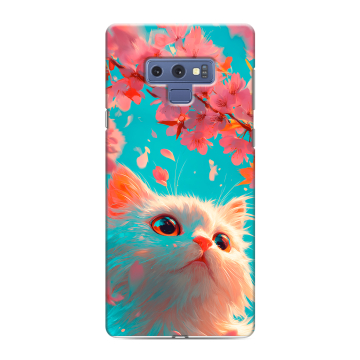 Силиконовый чехол на Samsung Galaxy Note 9 с принтом Красивый кот Силиконовый чехол на Samsung Galaxy Note 9 с принтом Красивый кот