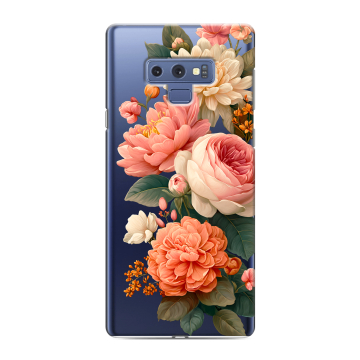 Силиконовый чехол на Samsung Galaxy Note 9 с принтом цветы Силиконовый чехол на Samsung Galaxy Note 9 с принтом цветы