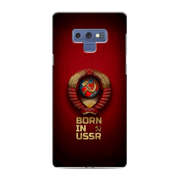 Силиконовый чехол на Samsung Galaxy Note 9 с принтом Флаг Герб СССР Силиконовый чехол на Samsung Galaxy Note 9 с принтом Флаг Герб СССР
