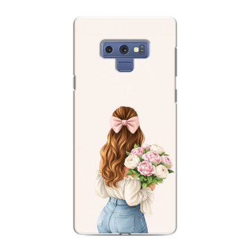 Силиконовый чехол на Samsung Galaxy Note 9 с принтом женский Силиконовый чехол на Samsung Galaxy Note 9 с принтом женский