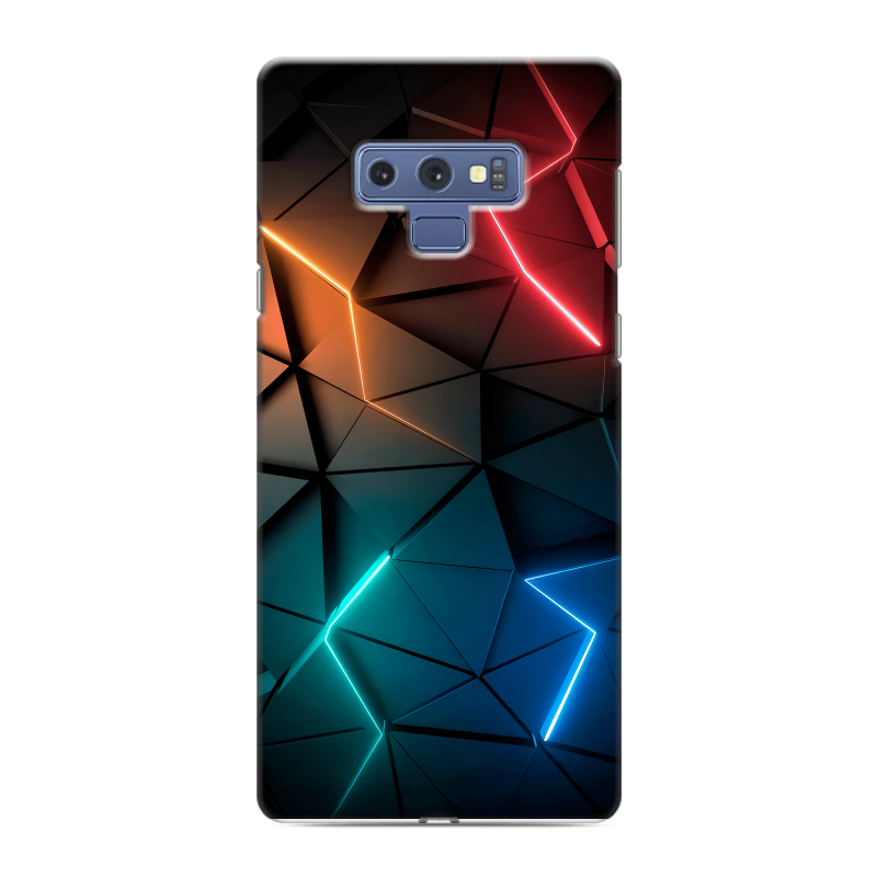 Силиконовый противоударный чехол на Samsung Galaxy Note 9 с принтом Абстракция неон Силиконовый противоударный чехол на Samsung Galaxy Note 9 с принтом Абстракция неон
