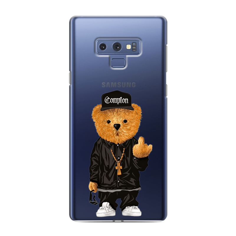 Силиконовый чехол на Samsung Galaxy Note 9 с принтом Мишка Силиконовый чехол на Samsung Galaxy Note 9 с принтом Мишка