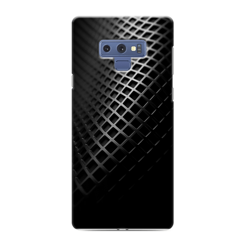 Силиконовый противоударный чехол на Samsung Galaxy Note 9 с принтом Текстура металла Силиконовый противоударный чехол на Samsung Galaxy Note 9 с принтом Текстура металла