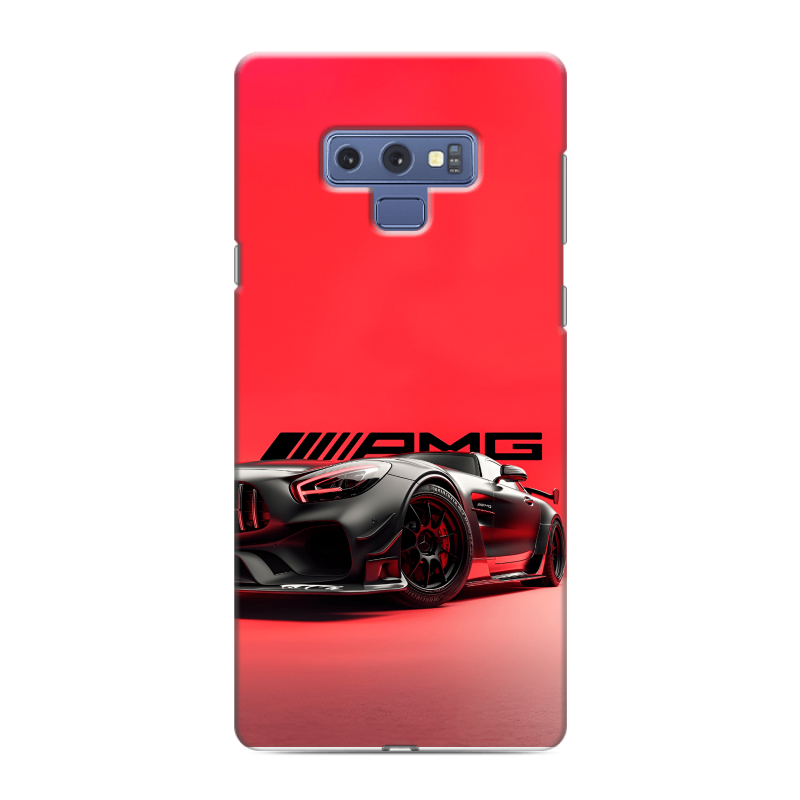 Силиконовый противоударный чехол на Samsung Galaxy Note 9 с принтом Мерседес Mercedes AMG Силиконовый противоударный чехол на Samsung Galaxy Note 9 с принтом Мерседес Mercedes AMG