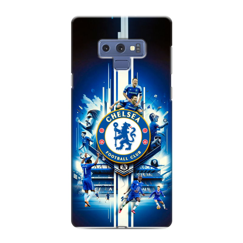 Силиконовый противоударный чехол на Samsung Galaxy Note 9 с принтом Chelsea Челси Силиконовый противоударный чехол на Samsung Galaxy Note 9 с принтом Chelsea Челси