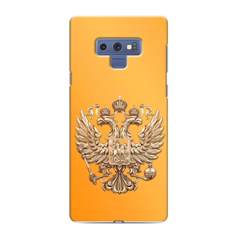 Силиконовый чехол на Samsung Galaxy Note 9 с принтом Герб Флаг России Силиконовый чехол на Samsung Galaxy Note 9 с принтом Герб Флаг России