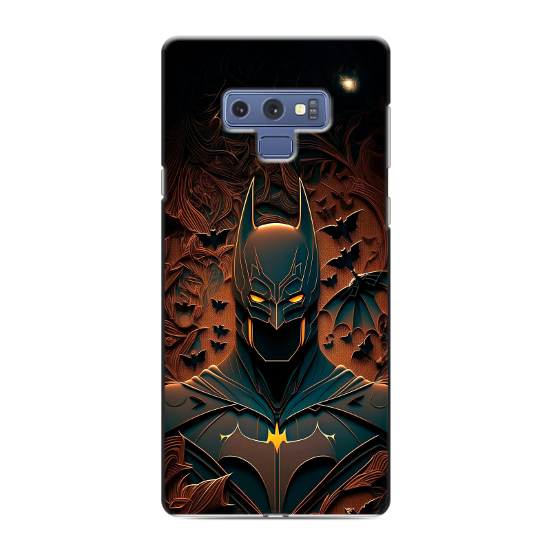 Силиконовый противоударный чехол на Samsung Galaxy Note 9 с принтом Batman Бэтмен Силиконовый противоударный чехол на Samsung Galaxy Note 9 с принтом Batman Бэтмен