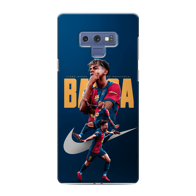 Силиконовый чехол на Samsung Galaxy Note 9 с принтом Барселона Barca Yamal Силиконовый чехол на Samsung Galaxy Note 9 с принтом Барселона Barca Yamal