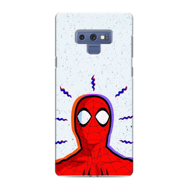 Силиконовый противоударный чехол на Samsung Galaxy Note 9 с принтом Spiderman Человек паук Силиконовый противоударный чехол на Samsung Galaxy Note 9 с принтом Spiderman Человек паук