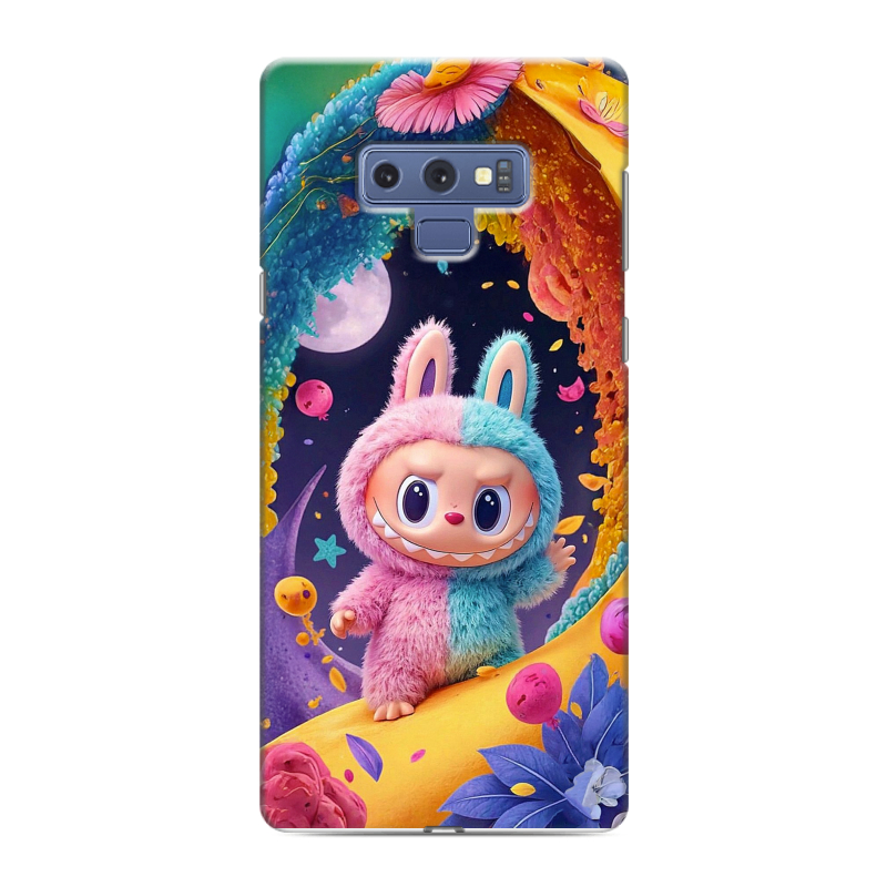 Силиконовый чехол на Samsung Galaxy Note 9 с принтом Labubu Лабубу Силиконовый чехол на Samsung Galaxy Note 9 с принтом Labubu Лабубу